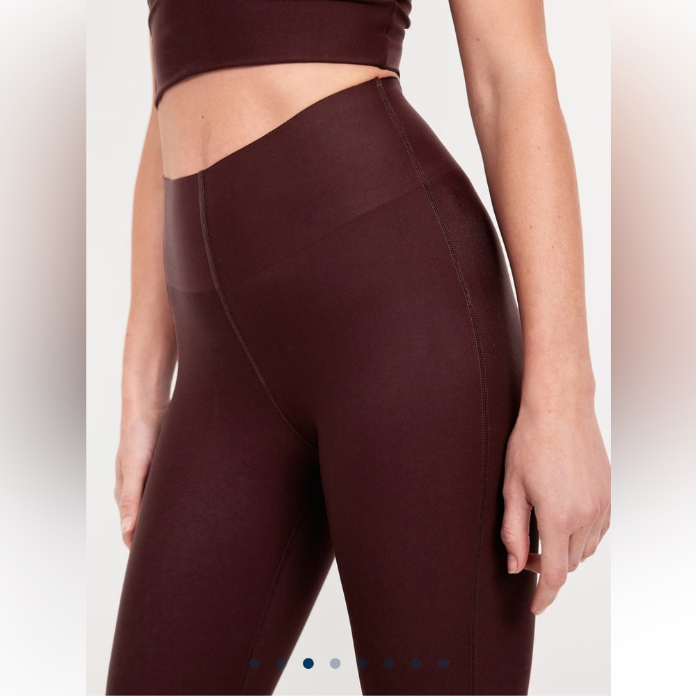 NWOT Extra High-Waisted PowerSoft Sculpt 7/8 Leggings Boxwood Size Small - Picture 3 of 7